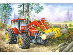 HAFT Diamentowy MOZAIKA TRAKTOR 35x25 cm Zestaw 5D
