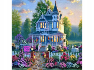 HAFT Diamentowy MOZAIKA WILLA 30x40 cm Zestaw 5D