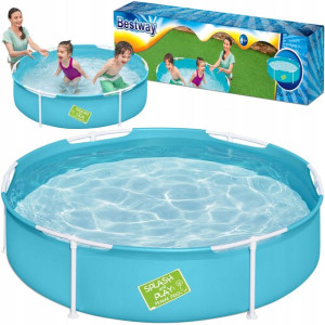 BASEN Stelażowy BESTWAY 152x38 cm MOCNE PCV +łatka