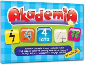 Akademia 4-latka +32 naklejki GREG