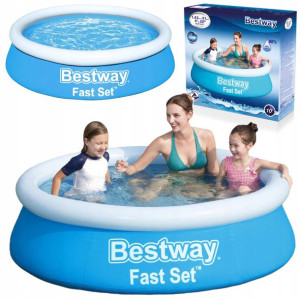 BASEN Rozporowy BESTWAY dmuchany 183x51 cm + łatka