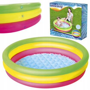 BASENIK Dmuchany BESTWAY 102x25cm Brodzik 3 Komory