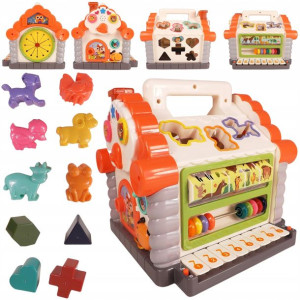 DOMEK Interaktywny SORTER 8w1 MELODIE Liczydło