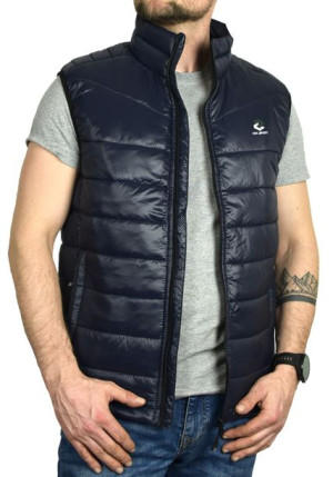 3xl-bezrękawnik Męski Kamizelka Granatowa M30