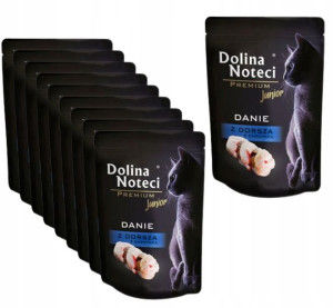 DOLINA NOTECI kociąt Danie z Dorsza 10x85g ZESTAW