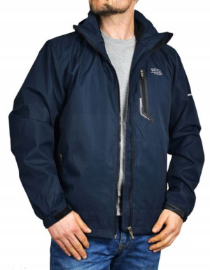 2xl-kurtka Męska Przeciwdeszczowa Wiatrówka Wx016g