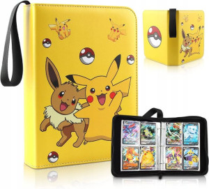 ALBUM segregator na 400 KART POKEMON z uchwytem