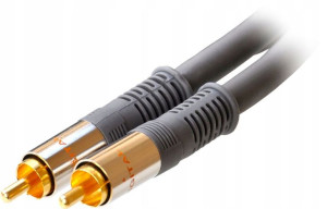 kabel przewód 1 rca x 1 rca COAXIAL HQ 1m