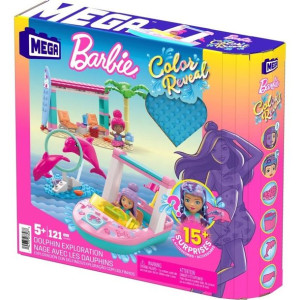 Klocki Mega Barbie Color Reveal Przygoda Z Delfinami