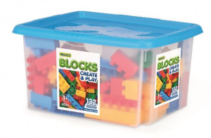 Klocki 132 Elementów W Pojemniku