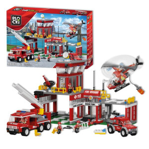 Blocki Myfirebrigade Posterunek Straży Pożarnej 841 Elementy