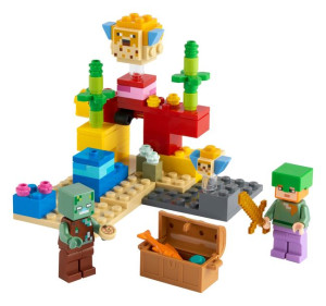 Lego Minecraft Rafa Koralowa 21164
