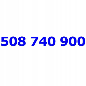 508 740 900 Złoty Numer Orange Nju Mobile Starter