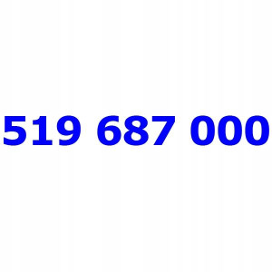 519 687 000 Złoty Numer Orange Nju Mobile Starter