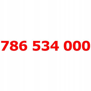 786 534 000 Złoty Łatwy Numer Orange Nju Starter