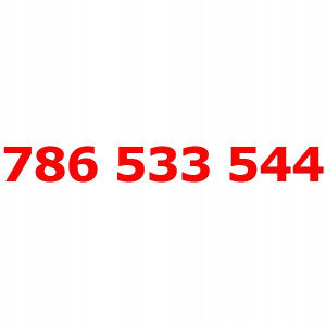 786 533 544 Złoty Łatwy Numer Orange Nju Starter