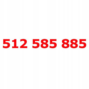 512 585 885 Złoty Łatwy Numer Orange Nju Starter
