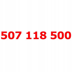 507 118 500 Złoty Łatwy Numer Orange Nju Starter
