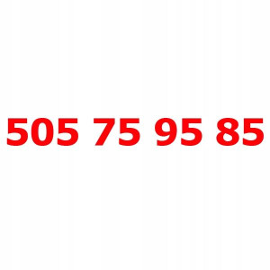 505 75 95 85 Złoty Łatwy Numer Orange Nju Starter