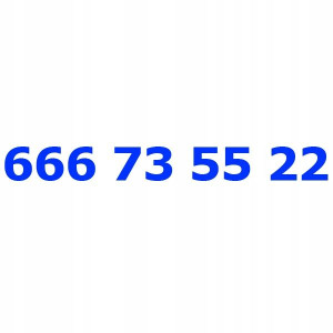 666 73 55 22 Złoty Numer T-mobile Starter Tmobile