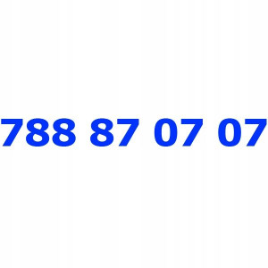 788 87 07 07 Złoty Numer T-mobile Starter Tmobile