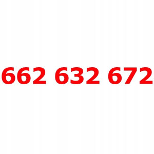662 632 672 Złoty Numer T-mobile Starter Tmobile