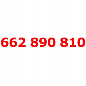 662 890 810 Złoty Numer T-mobile Starter Tmobile