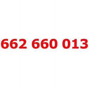 662 660 013 Złoty Numer T-mobile Starter Tmobile