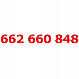 662 660 848 Złoty Numer T-mobile Starter Tmobile