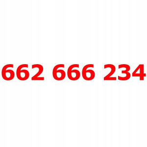 662 666 234 Złoty Numer T-mobile Starter Tmobile