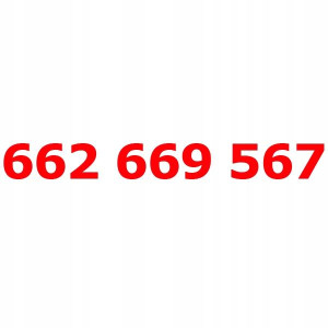 662 669 567 Złoty Numer T-mobile Starter Tmobile