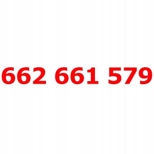 662 661 579 Złoty Numer T-mobile Łatwy Nr Telefonu