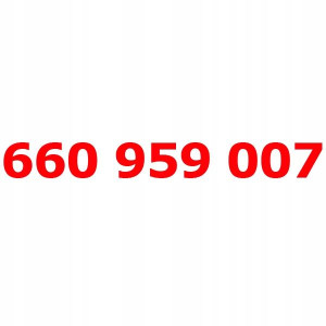 660 959 007 Złoty Numer T-mobile Łatwy Nr Telefonu