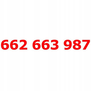 662 663 987 Złoty Numer T-mobile Łatwy Nr Telefonu