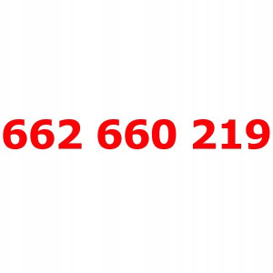 662 660 219 Złoty Numer T-mobile Starter Tmobile