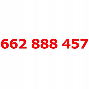 662 888 457 Złoty Numer T-mobile Starter Tmobile