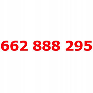 662 888 295 Złoty Numer T-mobile Starter Tmobile