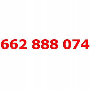 662 888 074 Złoty Numer T-mobile Starter Tmobile