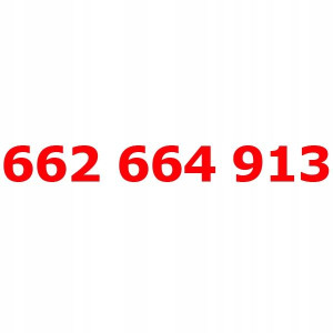 662 664 913 Złoty Numer T-mobile Starter Tmobile