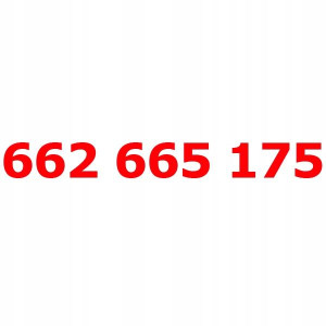 662 665 175 Złoty Numer T-mobile Starter Tmobile