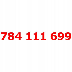 784 111 699 Złoty Numer T-mobile Starter Tmobile