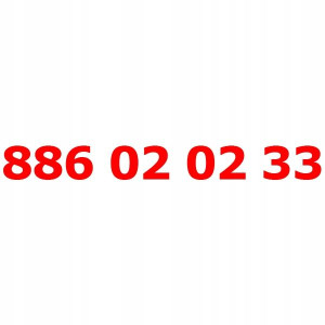 886 02 02 33 Złoty Numer T-mobile Starter Tmobile