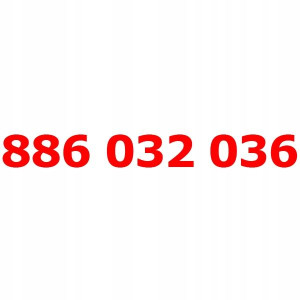 886 032 036 Złoty Numer T-mobile Starter Tmobile