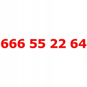 666 55 22 64 Złoty Numer T-mobile Starter Tmobile