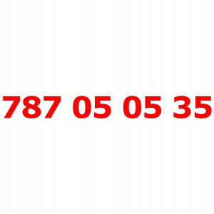 787 05 05 35 Złoty Numer T-mobile Starter Tmobile