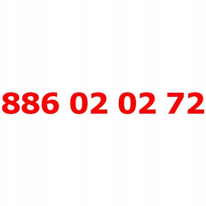 886 02 02 72 Złoty Numer T-mobile Starter Tmobile
