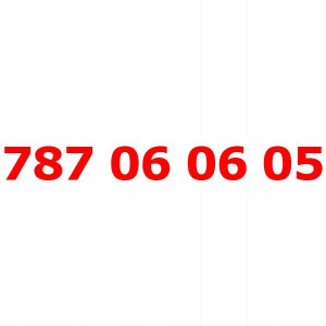 787 06 06 05 Złoty Numer T-mobile Starter Tmobile