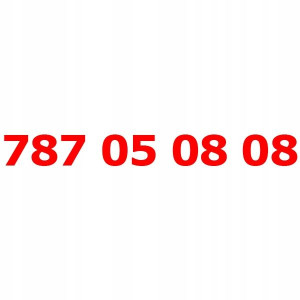 787 05 08 08 Złoty Numer T-mobile Starter Tmobile