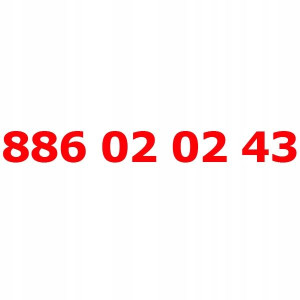 886 02 02 43 Złoty Numer T-mobile Starter Tmobile