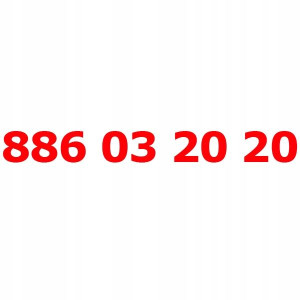 886 03 20 20 Złoty Numer T-mobile Starter Tmobile